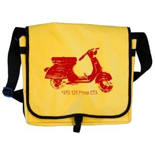 Classic Red 125 Scooter Messenger Bag  Classic 125 Scooter Red