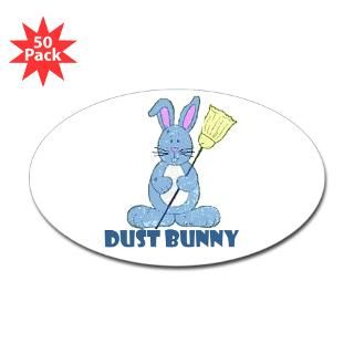 dust bunny oval sticker 50 pk $ 130 99