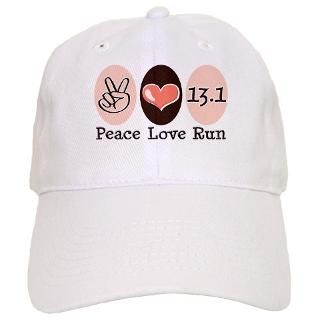 13.1 Gifts  13.1 Hats & Caps  Peace Love Run 13.1 Baseball Cap