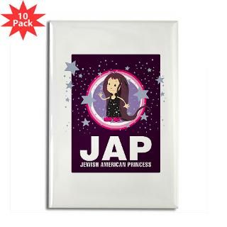 JAP   Jewish American Princes Rectangle Magnet (10