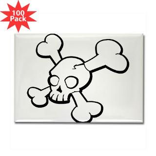skull n bones rectangle magnet 100 pack $ 148 99