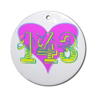 143   I Love You Ornament (Round) for $12.50