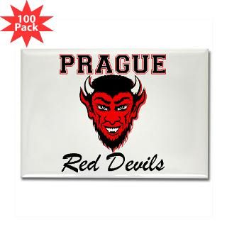 prague red devils rectangle magnet 100 pack $ 145 49