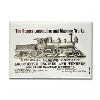 Rogers Locomotive & Machine Works ; 1870 Poster  StanS Railpix
