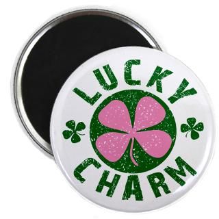 Green / Pink Lucky Charm St Patricks Day T shirts : Shamrockz