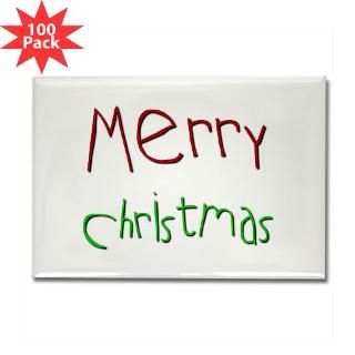 child s merry christmas rectangle magnet 100 pack $ 151 99