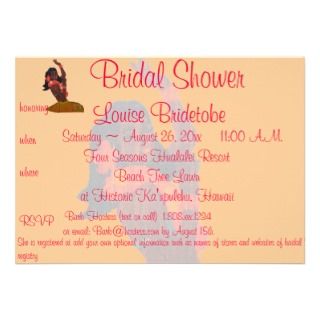 Las Vegas Casino Theme Bridal Shower Invitation