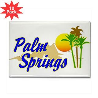 Palm Springs Rectangle Magnet (10 pack)
