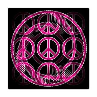 pink peace signs queen duvet $ 164 99