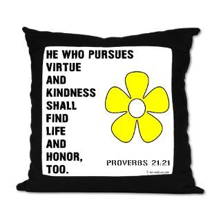 Kindness Proverbs 2121 Suede Pillow