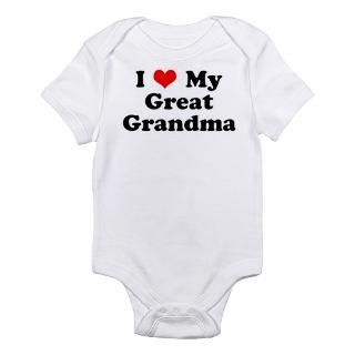 Love My Great Grandma Body Suit by GlensBabyClothesAndMore