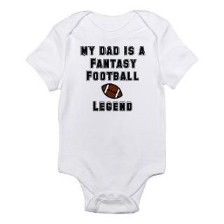 My Dad Is A Fantasy Football Body Suit by kustomizedkids