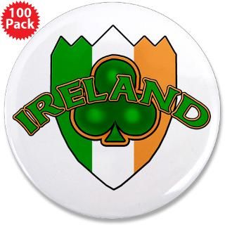 ireland badge with shamrock 3 5 button 100 pack $ 179 99