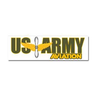 Army Aviation Car Magnet 10 x 3