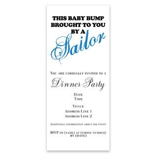 Baby bump (Sailor) Invitations by Admin_CP7977555