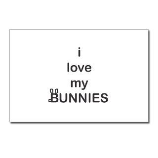 love my bunnies Greeting Cards (Pk of 10)