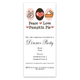 Peace Love Pumpkin Pie Invitations by Admin_CP8437408