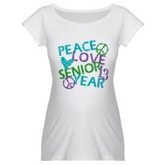 PEACE LOVE SENIOR 2013 T Shirt by biskerville