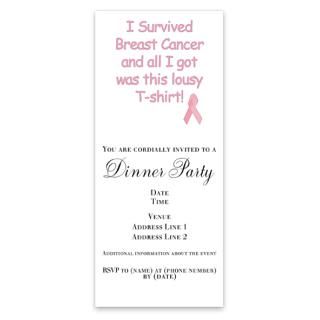 Survivor Ribbon Invitation Templates  Personalize Online