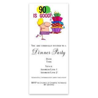 Cute 90Th Birthday Invitations  Cute 90Th Birthday Invitation
