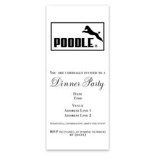 French Poodle Invitations  French Poodle Invitation Templates