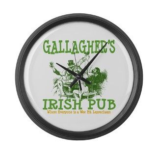 Gallaghers Vintage Irish Pub Personalized Large W by bestnametees