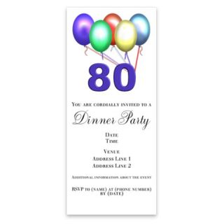 80th Birthday Card Invitations by Admin_CP5365703  507285415