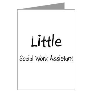 Little Social Work Assistant Greeting Cards (Pk of for