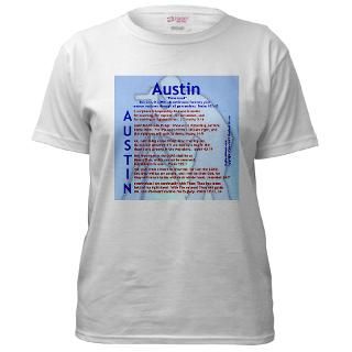 Austin Acrostic Poem Womens Cap Sleeve T Shirt