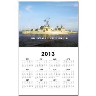 KRAUS Calendar Print  THE USS RICHARD E. KRAUS (DD 849) STORE