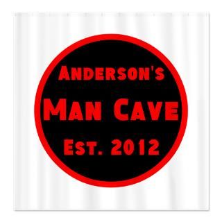 Man Cave Shower Curtains  Custom Themed Man Cave Bath Curtains