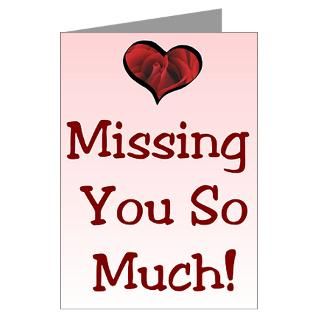 Missing You Greeting Cards  Buy Missing You Cards