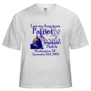 2009 Gifts  2009 T shirts  9/12 March on Washington White T Shirt