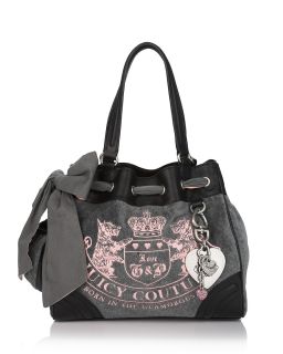 Juicy Couture Velour Heritage Crest Daydreamer Tote