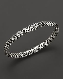 John Hardy Mens Silver Medium Chain Bracelet