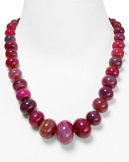 Kenneth Jay Lane Pink Graduated Bead Necklace, 16