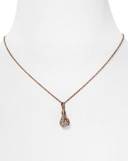 1960 Rose Gold Plated Talon Pendant Necklace, 16