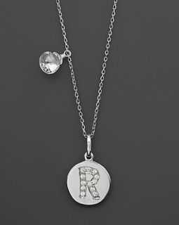 Anzie R Initial Pendant Necklace, 17