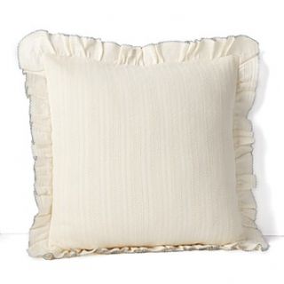 English Isles Knit Lace Decorative Pillow, 16 x 16
