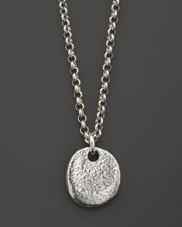 Gurhan Pure Silver Pebble Necklace, 18