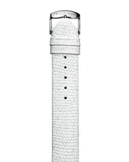 Philip Stein Glitter White Calf Watch Strap, 18mm or 20mm