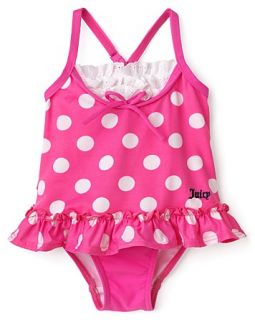 Infant Girls Polka Dot Tiered Tankini Swim Suit   Sizes 3 24 Months