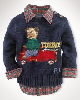 Infant Boys Holiday Bear Sweater   Sizes 9 24 months