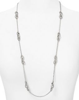 Juicy Couture Crystal Station Link Necklace, 28