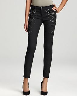 For All Mankind Jeans   Black Cigarette with Crystals