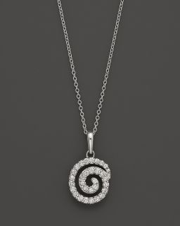 Pendant Necklace in 14K White Gold, .30 ct. t.w.