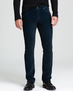 John Varvatos USA LUXE Jeans   Bowery Velvet Straight Fit in Cosmos