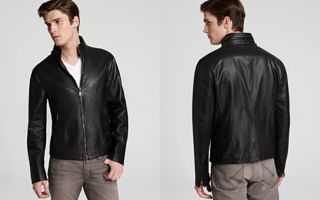 John Varvatos Collection Slim Moto Leather Jacket_2