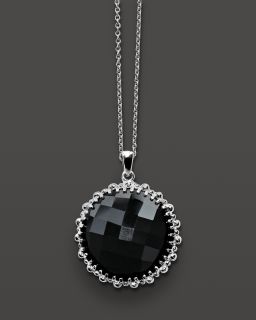 Anzie Black Onyx Dew Drop Pendant Necklace, 17