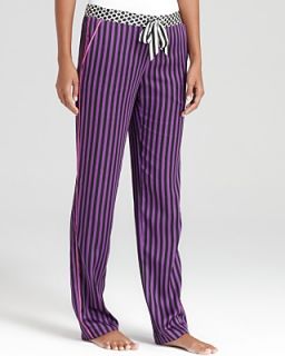 Juicy Couture Stripe Pants With Contrast Waistband